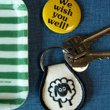 Patch Keychain - Sheep