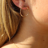 Form Stud Earring - Gold