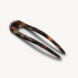 French Hair Pin - Blonde Checker