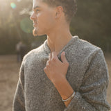Raheen Roll Neck Sweater - Grey