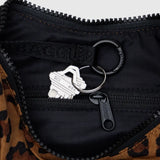 Small Nylon Crescent Bag - Leopard