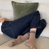 Boyfriend Socks - Cocoa