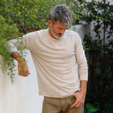 Long Sleeve Sun Tee - Bone