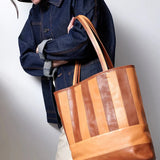 Striped Cabildo Tote