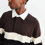 Rowhill Rugby Shirt - Brown / Black