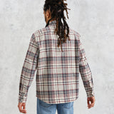 Shelly Flannel Shirt - Navy/ Red