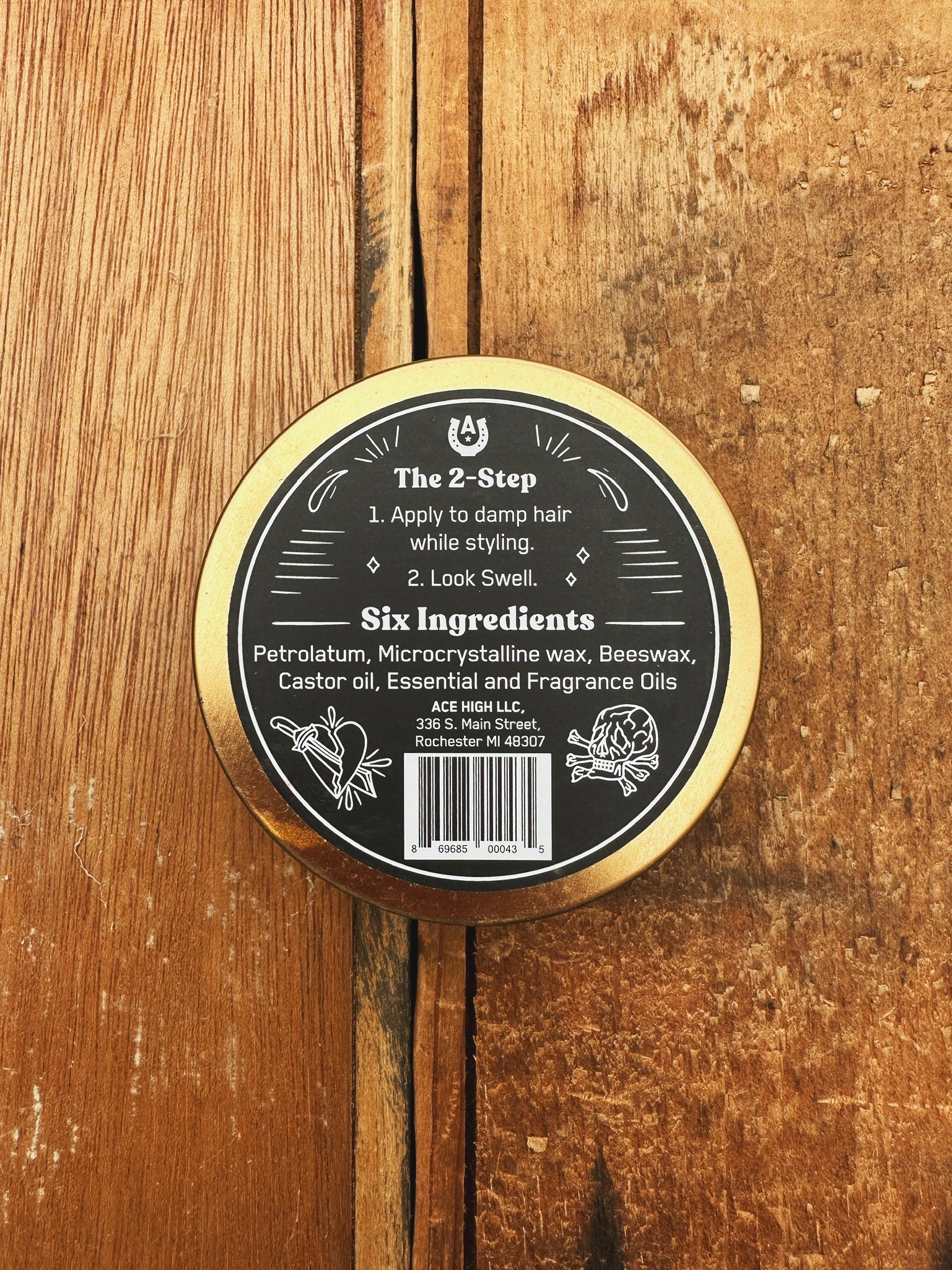 Black Cat Pomade Tin