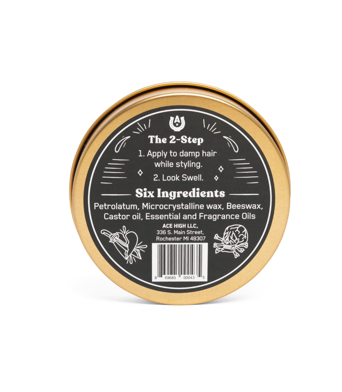 Black Cat Pomade Tin