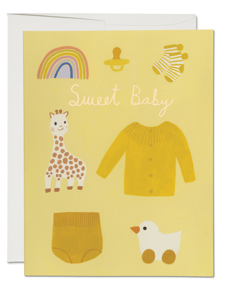Yellow Baby Card