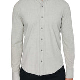 Solid Heather Reworked Shirt - Light Grey