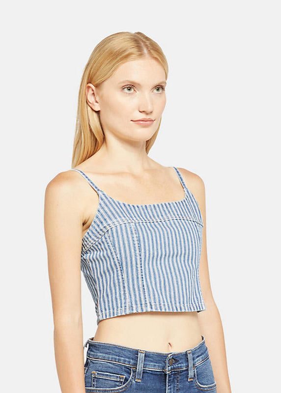 Jadine Denim Cami - Mischa Stripe