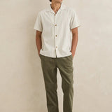 Vacation Stripe Tee Shirt - Natural