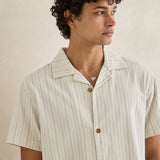Vacation Stripe Tee Shirt - Natural