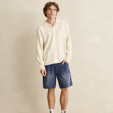 Vintage Terry Long Sleeve Shirt - Natural