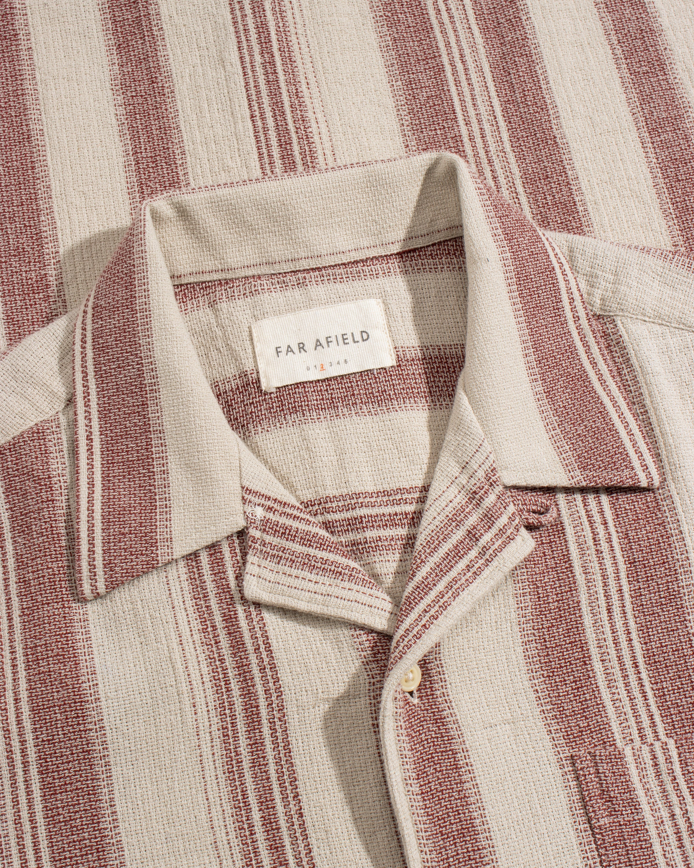 Selleck Shirt - Sand / Red