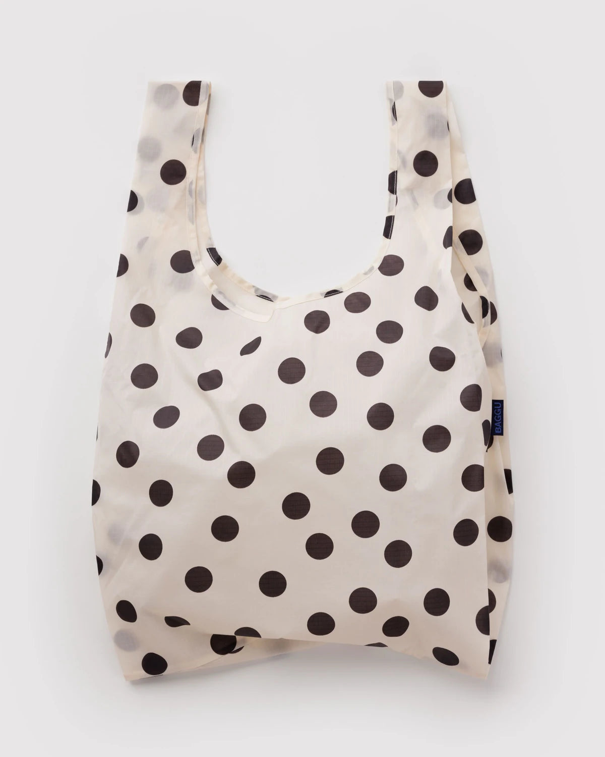 Standard Baggu - Cream / Black Polka Dot