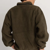 Sherpa Pullover - Olive