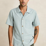 Seersucker Stipe Shirt - Pine