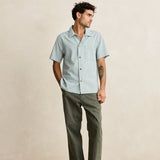 Seersucker Stipe Shirt - Pine