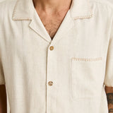 Whip Stitch SS Shirt - Natural