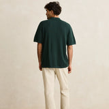 Textured Knit SS Shirt - Forest