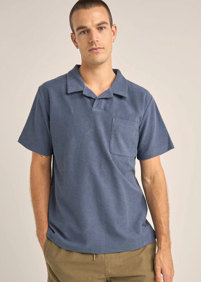 Vintage Terry Polo - Slate