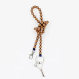 Long Perlen Keychain - Mocca / Navy