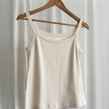 Pointelle Eve Cami - Naturel