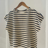 Manon Tee - Navy Stripe