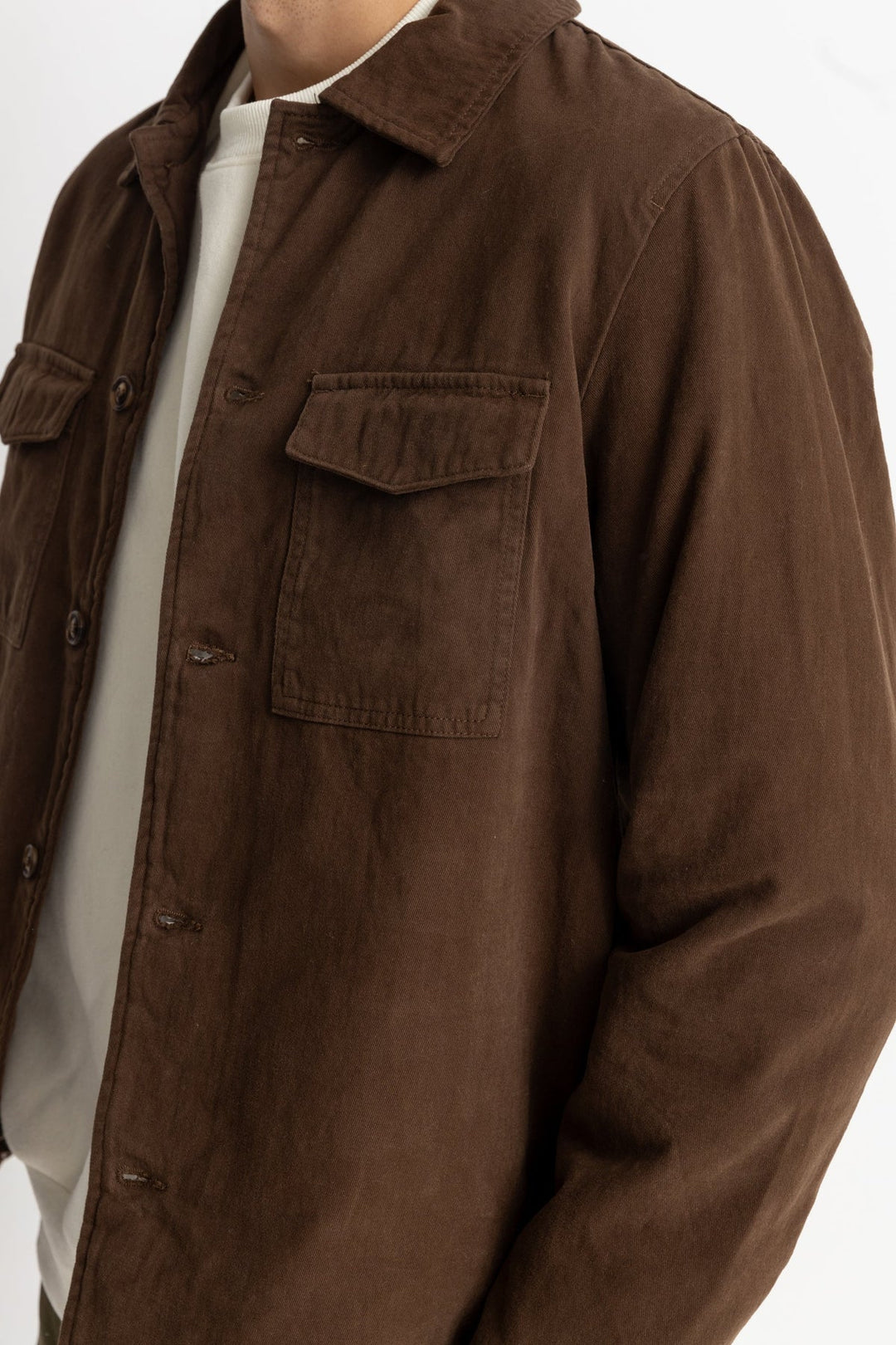 Chocolate Insulated Overshirt