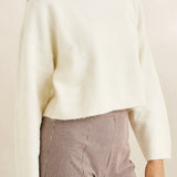 Essential Fluffy Crew Neck - Cream