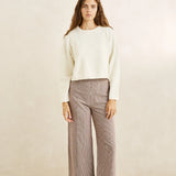 Essential Fluffy Crew Neck - Cream