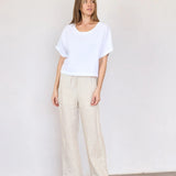 SS Linen Top - Salt