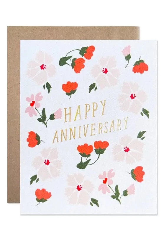 Anniversary Card - Summer Garden