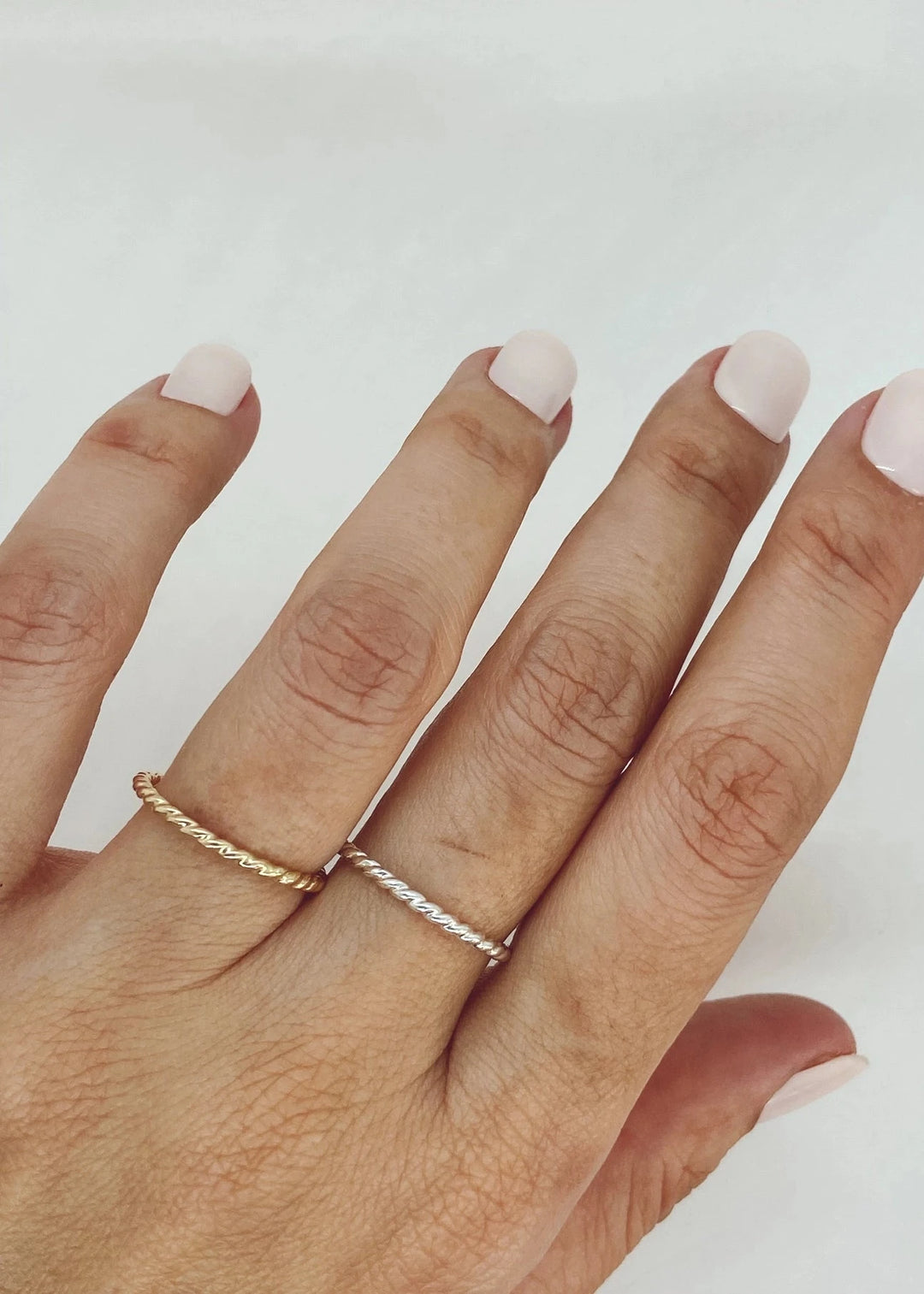 Twisted Rope Ring - Gold