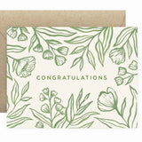 Congrats Botanical Card