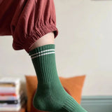 Boyfriend Socks - Moss