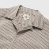 Nate Crinkle Cabana Shirt - Chinchilla