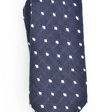 Polkadot Tie - Navy