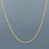 Ball Chain Necklace - Gold