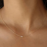 Three Pearl Necklace - Gold