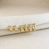 X Clicker Hoops - Gold