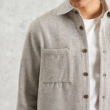 Whiting Overshirt - Blue Fleck
