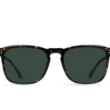Wiley Sunglasses - Brindle Tortoise / Green