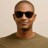 Wiley Sunglasses - Brindle Tortoise / Green
