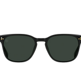 Alvez Sunglasses - Recycled Black / Green
