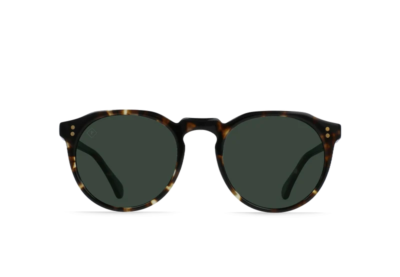Remmy Sunglasses - Brindle Tortoise / Green