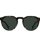Remmy Sunglasses - Brindle Tortoise / Green