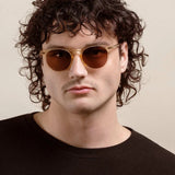 Basq Sunglasses - Champagne Crystal / Suntan