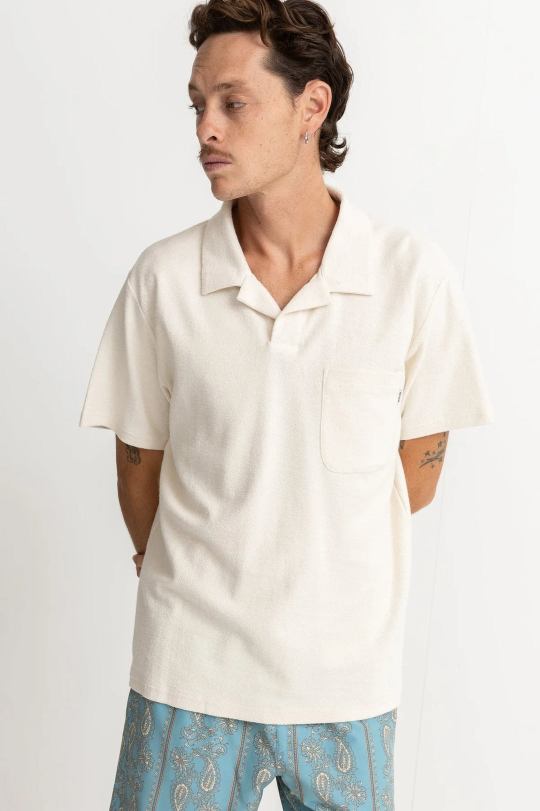 Terry Polo Shirt - Natural